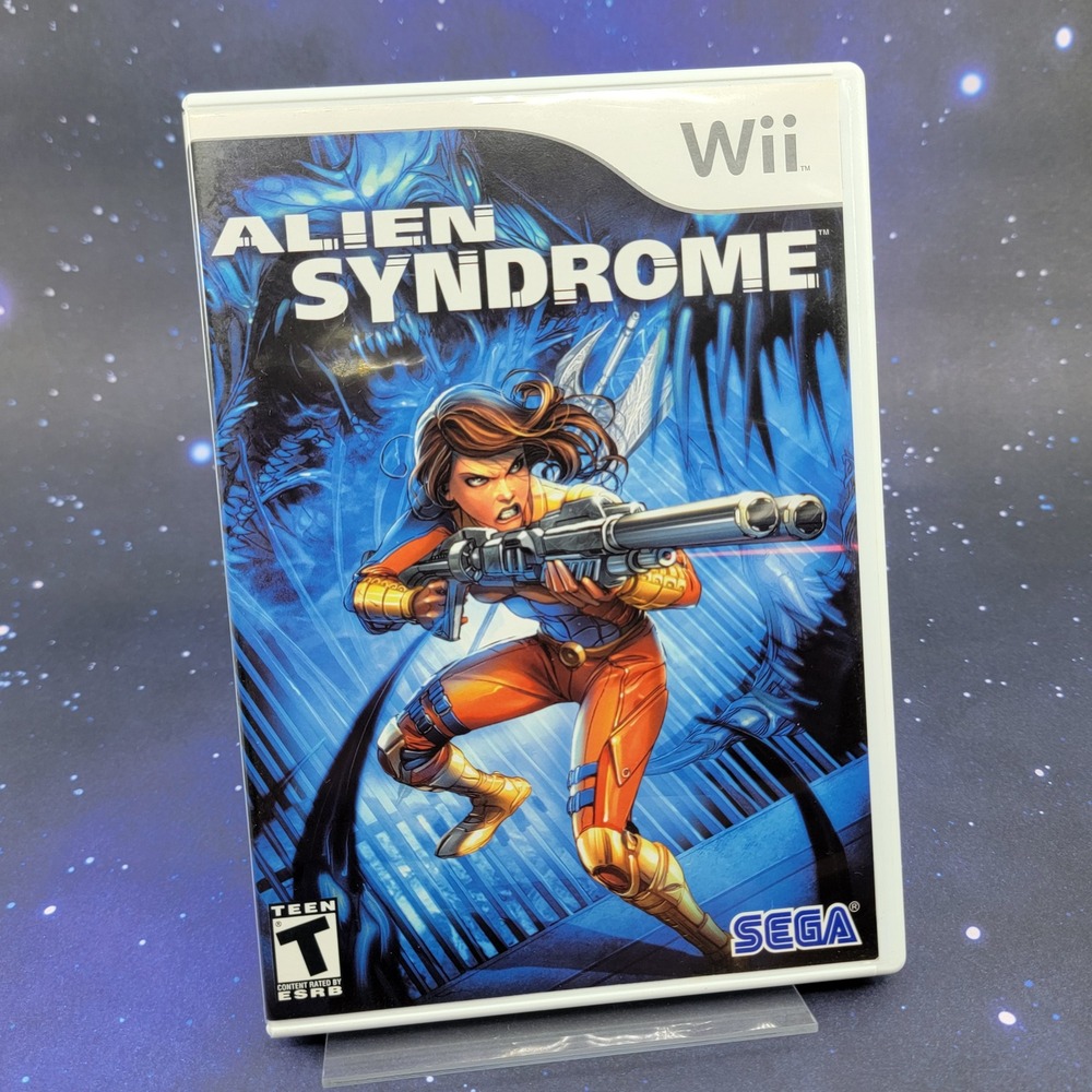 Alien Syndrome Nintendo Wii Sega 2007 CIB Complete with Manual Shooter RPG